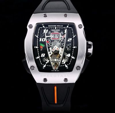 Richard Mille RM40-01 Silver steel case Watch